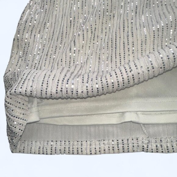 Windsor White Sequin Halter Mini Dress - Picture 5 of 5